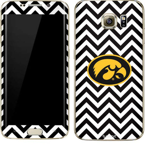University of Iowa Hawkeyes Chevron Print Galaxy S7 Edge Skin