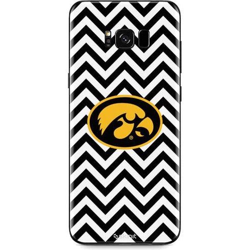 University of Iowa Hawkeyes Chevron Print Galaxy S8 Plus Skin