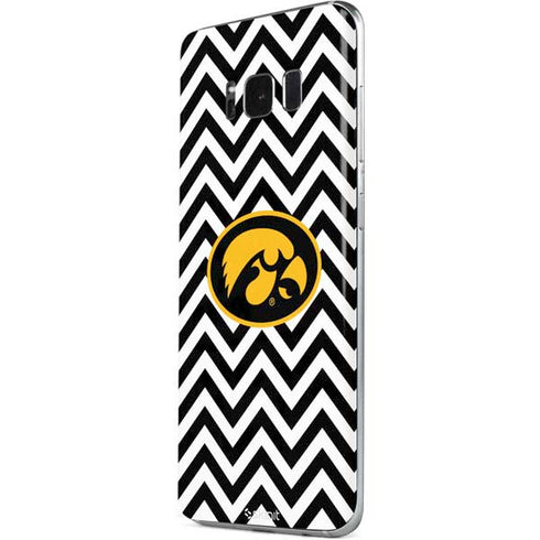 University of Iowa Hawkeyes Chevron Print Galaxy S8 Plus Skin