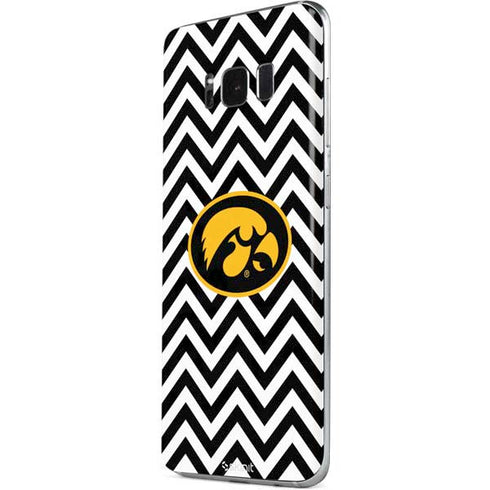 University of Iowa Hawkeyes Chevron Print Galaxy S8 Skin