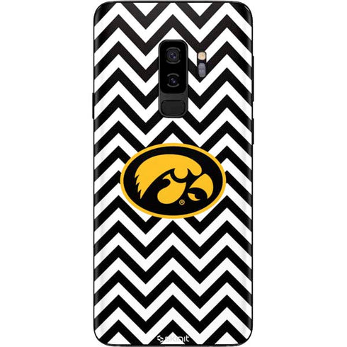University of Iowa Hawkeyes Chevron Print Galaxy S9 Plus Skin