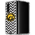 University of Iowa Hawkeyes Chevron Print Galaxy Z Fold4 5G Clear Case