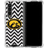 University of Iowa Hawkeyes Chevron Print Galaxy Z Fold4 5G Clear Case