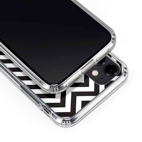 University of Iowa Hawkeyes Chevron Print iPhone 11 Clear Case