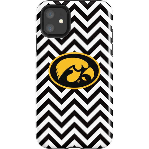 University of Iowa Hawkeyes Chevron Print iPhone 11 Impact Case