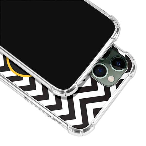University of Iowa Hawkeyes Chevron Print iPhone 11 Pro Max Clear Case