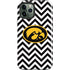 University of Iowa Hawkeyes Chevron Print iPhone 12 Pro Impact Case