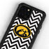 University of Iowa Hawkeyes Chevron Print iPhone 12 Pro Waterproof Case