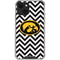 University of Iowa Hawkeyes Chevron Print iPhone 13 Mini Clear Case