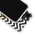 University of Iowa Hawkeyes Chevron Print iPhone 13 Mini Clear Case