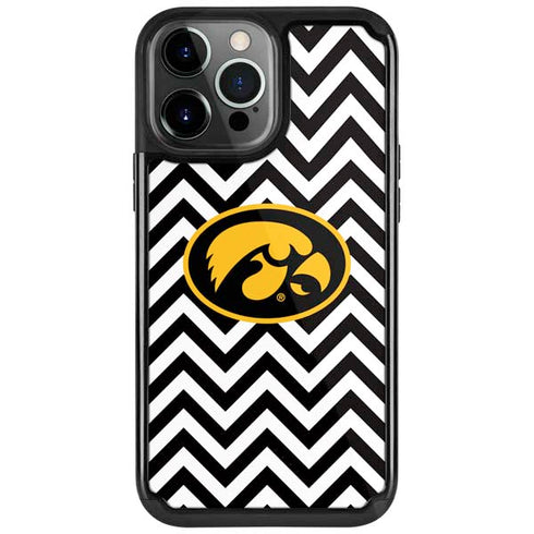 University of Iowa Hawkeyes Chevron Print iPhone 13 Pro Cargo Case