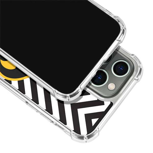 University of Iowa Hawkeyes Chevron Print iPhone 13 Pro Clear Case