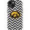 University of Iowa Hawkeyes Chevron Print iPhone 14 Plus Impact Case