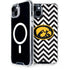 University of Iowa Hawkeyes Chevron Print iPhone 15 MagSafe Case