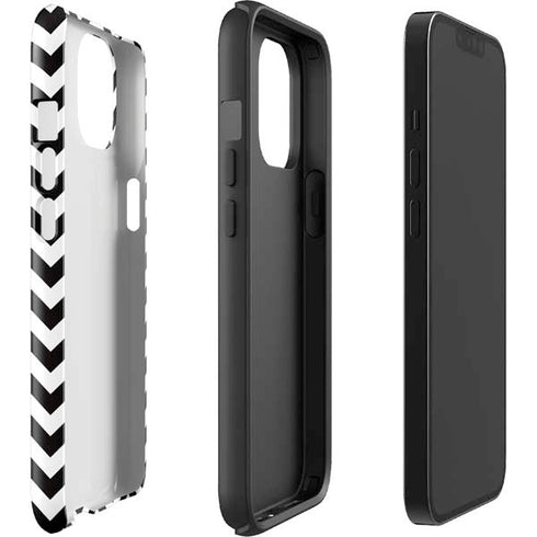 University of Iowa Hawkeyes Chevron Print iPhone 14 Impact Case
