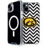 University of Iowa Hawkeyes Chevron Print iPhone 15 Plus MagSafe Case