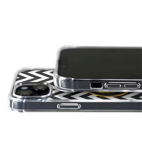University of Iowa Hawkeyes Chevron Print iPhone 14 Plus MagSafe Case