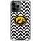 University of Iowa Hawkeyes Chevron Print iPhone 14 Pro Max Clear Case