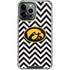University of Iowa Hawkeyes Chevron Print iPhone 14 Pro Max Clear Case