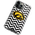 University of Iowa Hawkeyes Chevron Print iPhone 15 Pro Max Clear Case