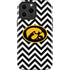 University of Iowa Hawkeyes Chevron Print iPhone 15 Pro Max Impact Case