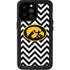 University of Iowa Hawkeyes Chevron Print iPhone 14 Pro Max Waterproof Case