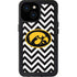 University of Iowa Hawkeyes Chevron Print iPhone 15 Waterproof Case