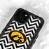 University of Iowa Hawkeyes Chevron Print iPhone 15 Waterproof Case