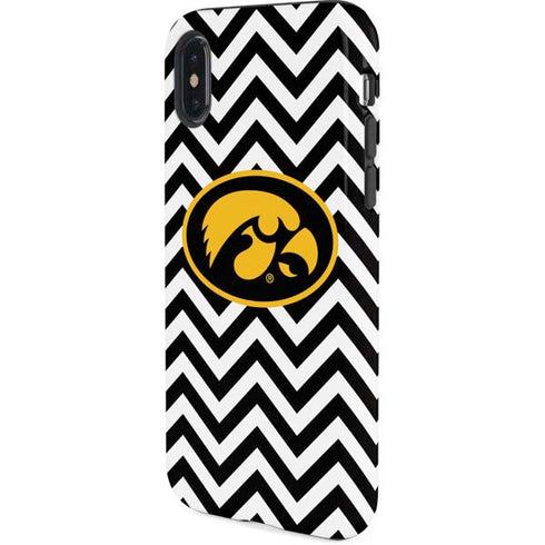 University of Iowa Hawkeyes Chevron Print iPhone X Pro Case