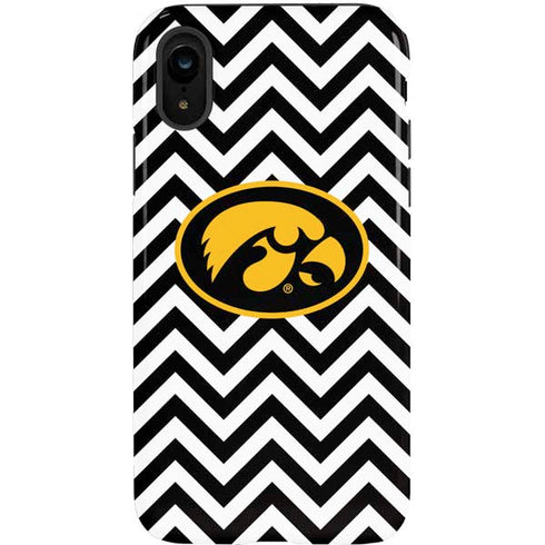 University of Iowa Hawkeyes Chevron Print iPhone XR Pro Case