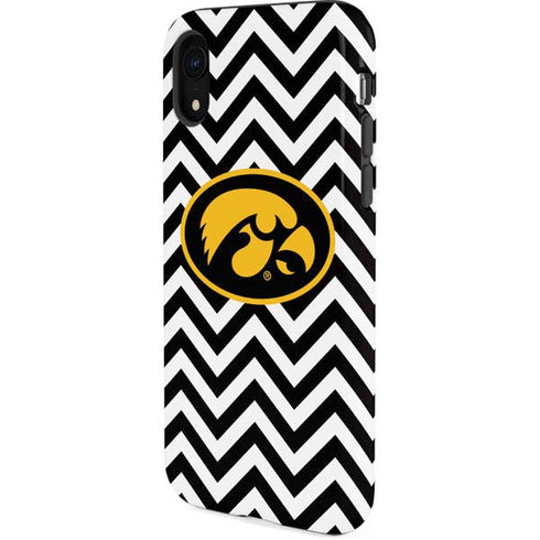 University of Iowa Hawkeyes Chevron Print iPhone XR Pro Case