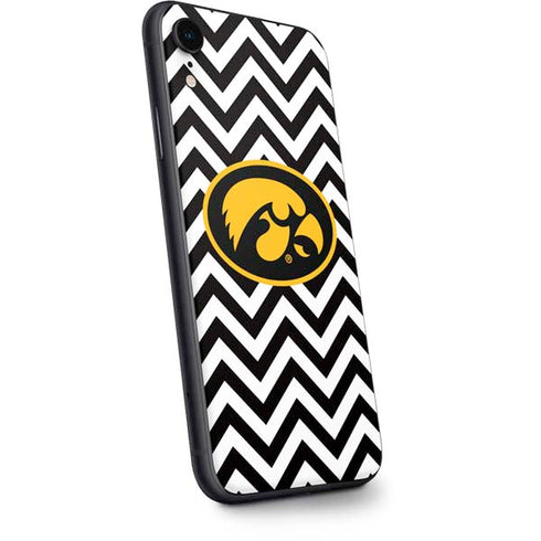 University of Iowa Hawkeyes Chevron Print iPhone XR Skin