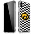 University of Iowa Hawkeyes Chevron Print iPhone XS Max Clear Case