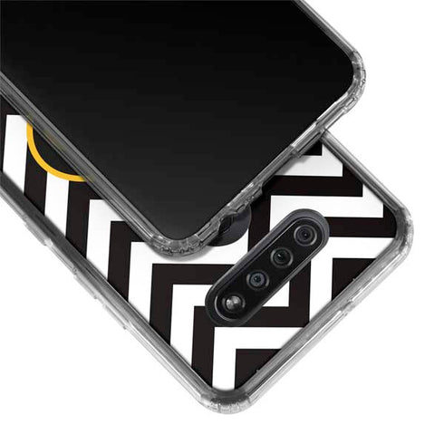 University of Iowa Hawkeyes Chevron Print LG K51/Q51 Clear Case