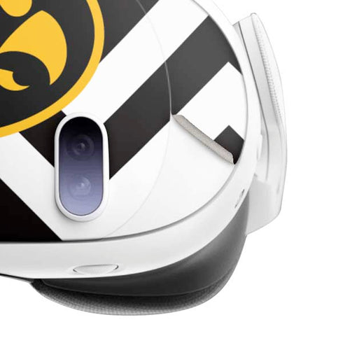 University of Iowa Hawkeyes Chevron Print Meta Quest 3 Skin