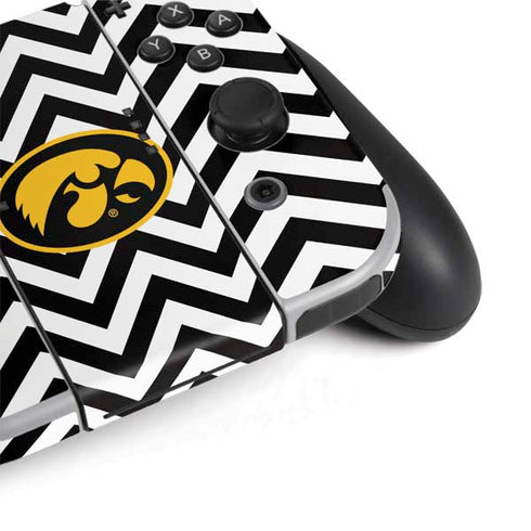 University of Iowa Hawkeyes Chevron Print Nintendo Switch OLED (2021) Skin