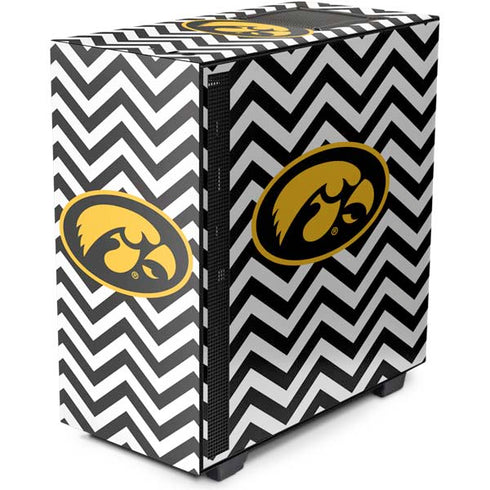 University of Iowa Hawkeyes Chevron Print NZXT H510 Compact ATX Mid-Tower Case Skin