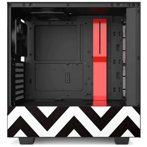 University of Iowa Hawkeyes Chevron Print NZXT H510 Compact ATX Mid-Tower Case Skin
