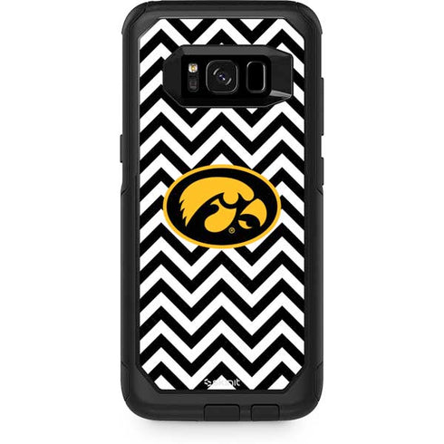 University of Iowa Hawkeyes Chevron Print Otterbox Commuter Galaxy Skin