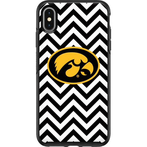 University of Iowa Hawkeyes Chevron Print Otterbox Symmetry iPhone Skin
