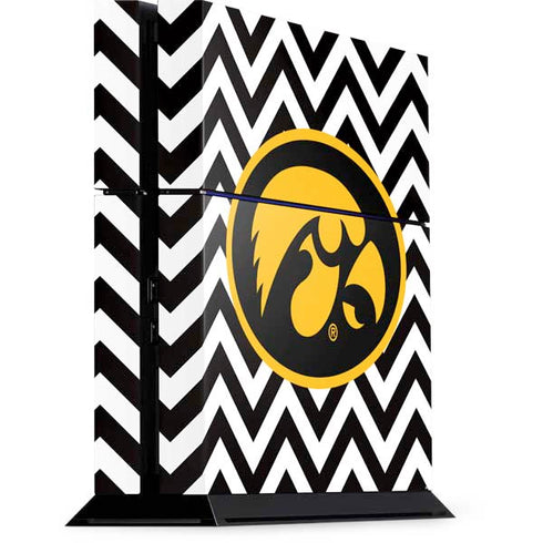 University of Iowa Hawkeyes Chevron Print PS4 Console Skin