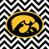 University of Iowa Hawkeyes Chevron Print PS4 Pro/Slim Controller Skin