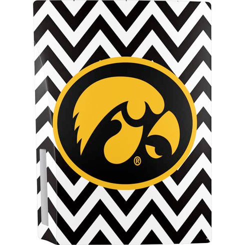 University of Iowa Hawkeyes Chevron Print PS5 Bundle Skin