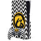 University of Iowa Hawkeyes Chevron Print PS5 Slim Disk Bundle Skin
