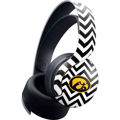 University of Iowa Hawkeyes Chevron Print PULSE 3D Wireless Headset for PS5 Skin
