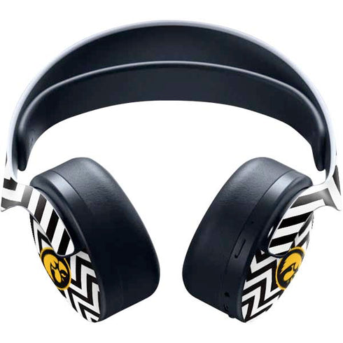 University of Iowa Hawkeyes Chevron Print PULSE 3D Wireless Headset for PS5 Skin