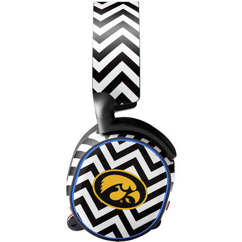 University of Iowa Hawkeyes Chevron Print SteelSeries Arctis 3 Skin