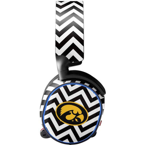 University of Iowa Hawkeyes Chevron Print SteelSeries Arctis 5 Skin