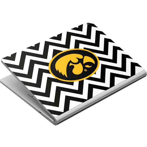 University of Iowa Hawkeyes Chevron Print Surface Book Skin