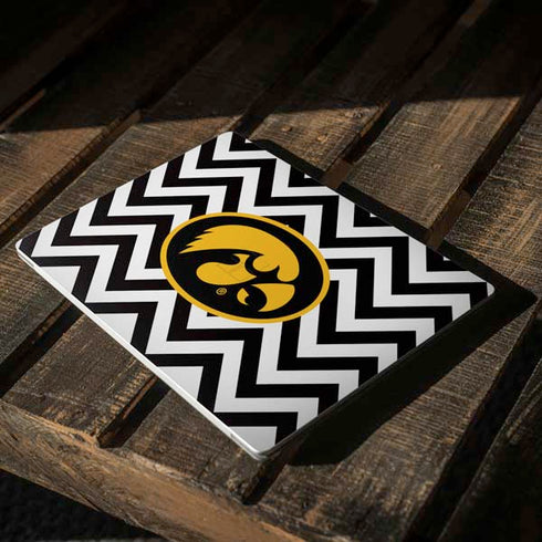 University of Iowa Hawkeyes Chevron Print Surface Laptop 2 Skin